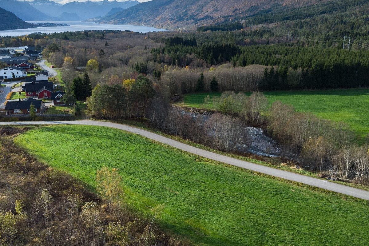 Isfjorden med fjorden bak